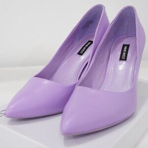 Lavender Purple Pointed Toe Stiletto Pumps Heels Dress Shoes